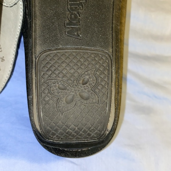 ALEGRIA Classis Clog in Black Houndstooth Maxi sz 36 EUC - Picture 8 of 8